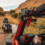 Handles & Mirror Package for 2007-2018 Jeep Wrangler JK - CMM Offroad