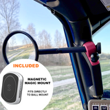 A-PILLAR SIDE MIRRORS FOR 2018 - 2023 JEEP WRANGLER JL & GLADIATOR - CMM OFFROAD