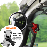 A-Pillar Side Mirror Set For 2024+ Jeep Wrangler JL & Gladiator - CMM Offroad